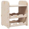 vidaXL Wijnrek met bovenblad 33x25x37 cm massief grenenhout