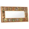 vidaXL Spiegel boeddha 110x50 cm massief gerecycled hout