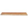 vidaXL Wandschap rechthoekig natuurlijke rand 80x30x2,5 cm acaciahout