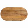 vidaXL Tafelblad ovaal 110x50x2,5 cm massief mangohout