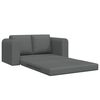 vidaXL Vouwsofa Bed Donkergrijs 148 x 71 x 83 cm Stof