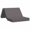 vidaXL Vouwbare Bankbed 100 x 67 x 45 cm Lichtgrijs