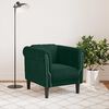 vidaXL Fauteuil fluweel donkergroen