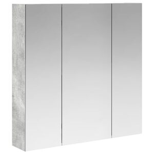 vidaXL Badkamer spiegelkast Beton Grijs 70 x 14,5 x 70 cm Bewerkt hout