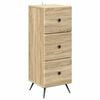 vidaXL Ladenkast Sonoma Eiken 33 x 34,5 x 90 cm Bewerkt hout