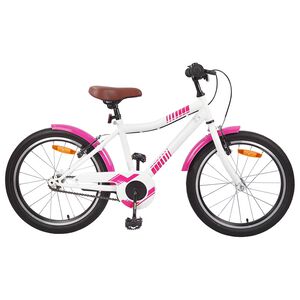 vidaXL Kinderfiets 18 Inch voor 5-7 jaar Roze