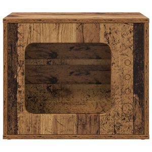 vidaXL Kattenhuis Oudhout 51 x 30 x 42,5 cm Bewerkt hout
