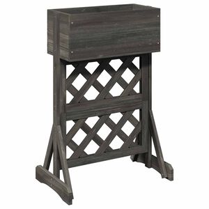 vidaXL Verticale Tuin Trellis Grijs 48 x 30 x 70,5 cm