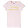 vidaXL Kindershirt 140 zachtroze