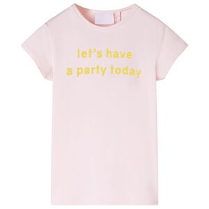 vidaXL Kindershirt 140 zachtroze
