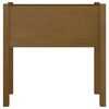 vidaXL Plantenbakken 2 st 70x31x70 cm massief grenenhout honingbruin