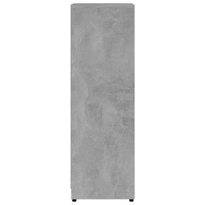 vidaXL Badkamerkast 30x30x95 cm spaanplaat betongrijs