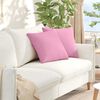 vidaXL Sofa Kussens 2 stuks Roze 45 x 45 cm Stof