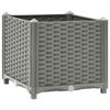 vidaXL Plantenbak verhoogd 40x40x38 cm polypropeen