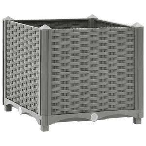 vidaXL Plantenbak verhoogd 40x40x38 cm polypropeen