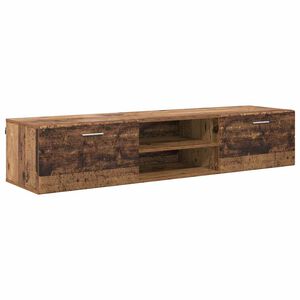 vidaXL Houten Kast met lade Oudhout 150 x 39 x 30 cm Bewerkt hout