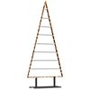 vidaXL Metalen kerstboom met standaard Zwart 180 cm Staal