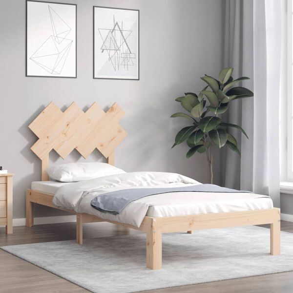 vidaXL Bedframe zonder matras massief grenenhout 90x200 cm