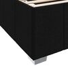 vidaXL Bedframe met matras Zwart 140 x 200 cm Stof