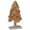vidaXL Kerstboom Bruin 61 cm Massief teakhout