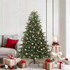 vidaXL Kunstkerstboom Groen 180 cm PVC en Metaal en Plastic