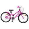 vidaXL Kinderfiets 18 Inch voor 5-7 jaar oud Donkerroze