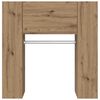 vidaXL Halmeubel 97,5x37x99 cm bewerkt hout artisanaal eikenkleurig