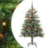 vidaXL Kunstkerstboom 150 LED's Warmwit PVC en Metaal Groen