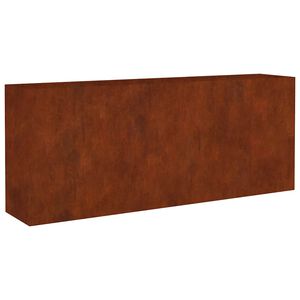 vidaXL Plantenbak verhoogd 200x40x80 cm cortenstaal
