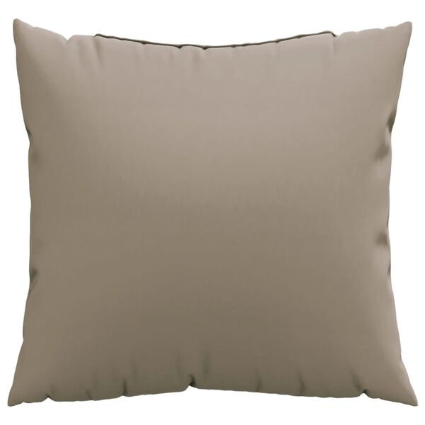 vidaXL Sierkussens 4 st 50x50 cm stof taupe