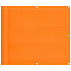 vidaXL Balkonscherm Oranje 90x800 cm 100% Polyester Oxford