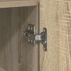 vidaXL Dressoir Sonoma Eiken 116 x 30 x 75 cm Bewerkt hout