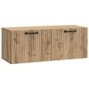 vidaXL Wandbeugel TV-kast 78,5 x 31 x 30 cm Artisanaal eiken