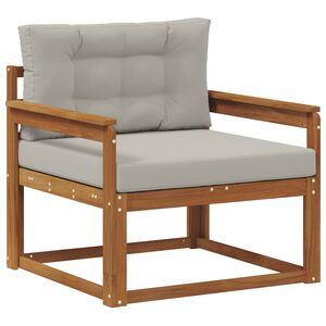 vidaXL Buiten Midden Sofa Naturel