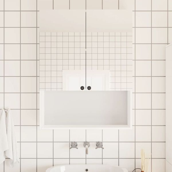 vidaXL Spiegelfolies 2 stuks zelfklevend 90x100 cm PET