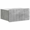 vidaXL Wandbeugel Bedkast Betongrijs 49 x 34,5 x 24 cm Bewerkt hout