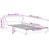 vidaXL Bedframe zonder matras massief grenenhout wit 90x200 cm