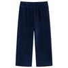 Kinderbroek 116 ribfluweel marineblauw