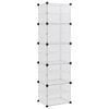 vidaXL Schoenenrek 44x31,5x153,5 cm polypropeen transparant