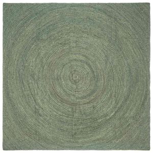 vidaXL Vloerkleden Olijfgroen 300 x 300 cm Jute
