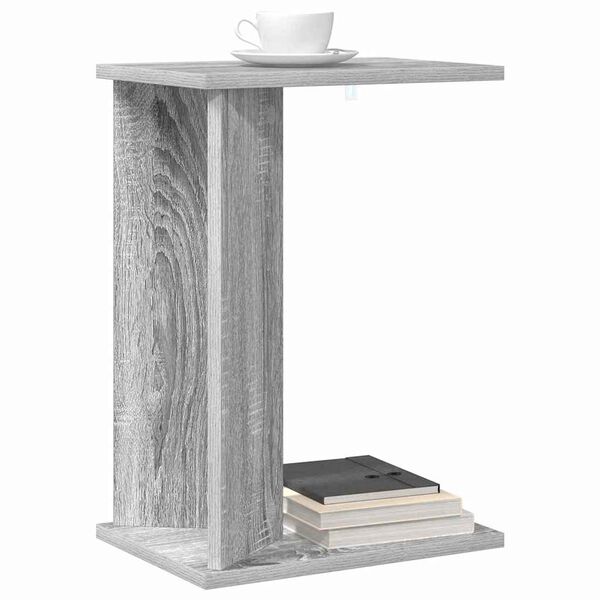 vidaXL Bijzettafel Grijs Sonoma 35 x 25 x 50 cm Bewerkt hout
