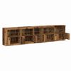 vidaXL LED Sideboard Oudhout 283 x 37 x 67 cm Bewerkt hout