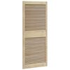 vidaXL Kastdeur 2 pcs Naturel 140.5 x 2 x 59.5 cm Massief grenenhout