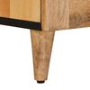 vidaXL TV-kast met lade Naturel 105 x 33,5 x 46 cm Massief Mango Hout