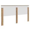 vidaXL Hoofdbord Artisan Eiken 200 cm Bewerkt hout