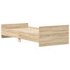 vidaXL Bedframe zonder matras hout sonoma eikenkleurig 90x190 cm