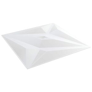 vidaXL Wandpanelen 12 st 50 x 50 cm Witte Ster XPS Schuim