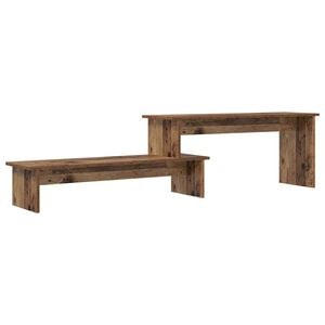 vidaXL Tv-meubelset Oud Hout 180 x 30 x 43 cm Bewerkt hout
