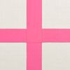 vidaXL Gymnastiekmat met pomp opblaasbaar 700x100x20 cm PVC roze
