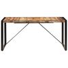 vidaXL Eettafel 160x80x75 cm massief gerecycled hout